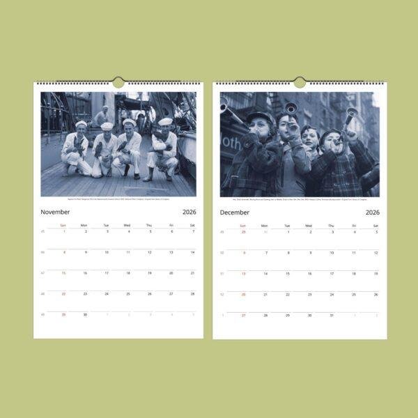 Timeless Laughter Wall Calendar – Roaring 20's, Great Gatsby, Funny Gift, Unique Teacher Gift