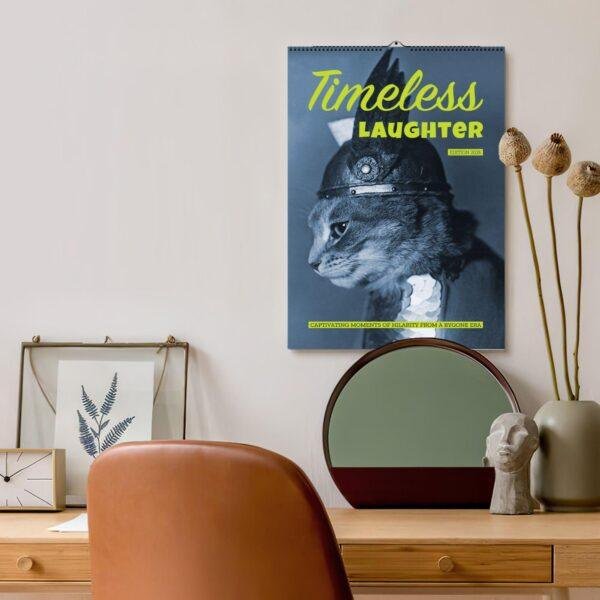 Timeless Laughter Wall Calendar – Roaring 20's, Great Gatsby, Funny Gift, Unique Teacher Gift