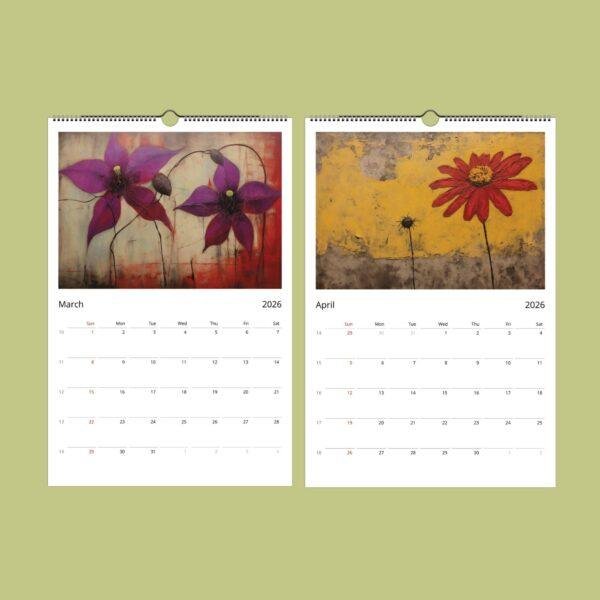 Rufino Tamayo Wall Calendar – Mexican Artist, Abstract Art, Surreal Painting, Flower Artwork, Gift for Painter