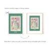 Vintage Postage Stamp Wall Calendar: Artistic Home Decor