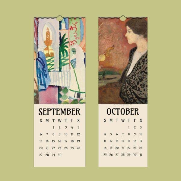 August Macke Wall Calendar – Fauvism Painting, Expressionist Art, 20th Century Art, Der Blaue Reiter, Vibrant Colors