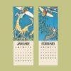 Moriz Jung Wall Calendar – Vintage Print, Woodblock Print, Vienna Secession, Art Nouveau Poster, Modernist Wall Art