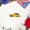 1948 Oldsmobile Sticker: Yellow Classic American Car Kiss-Cut Sticker