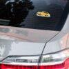 1948 Oldsmobile Sticker: Yellow Classic American Car Kiss-Cut Sticker
