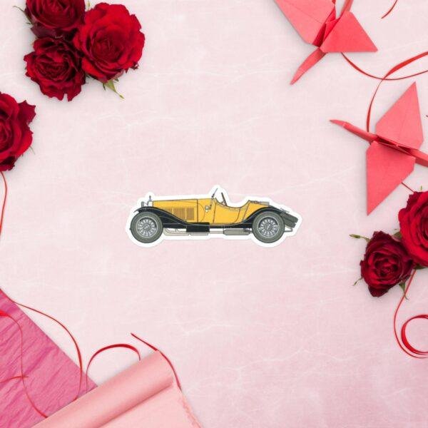 Alfa Romeo 6C 1750 Super Sport Sticker: Vintage Italian Race Car Kiss-Cut Sticker