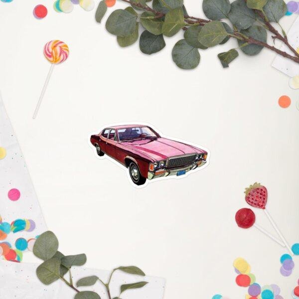 AMC Ambassador Sticker: Classic Car Kiss-Cut Sticker for Collectors