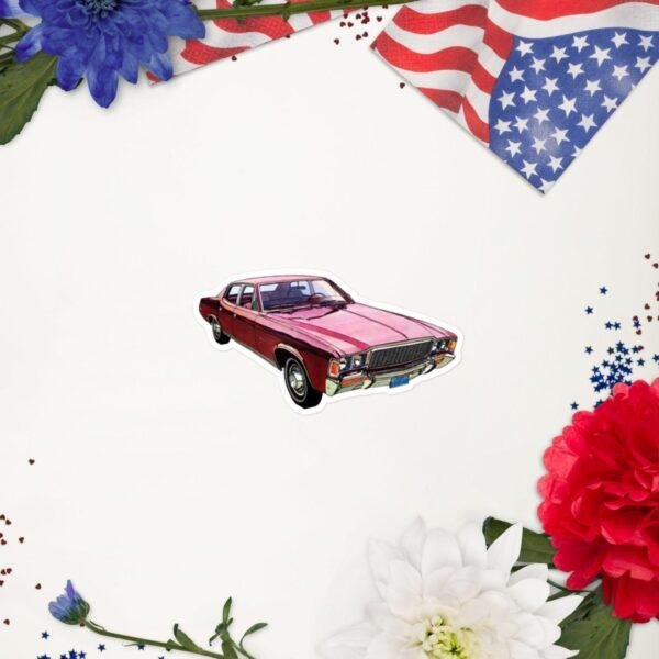 AMC Ambassador Sticker: Classic Car Kiss-Cut Sticker for Collectors