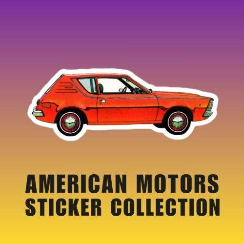 AMC Gremlin Sticker: Classic Car Kiss-Cut Sticker for Collectors