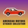 AMC Gremlin Sticker: Classic Car Kiss-Cut Sticker for Collectors