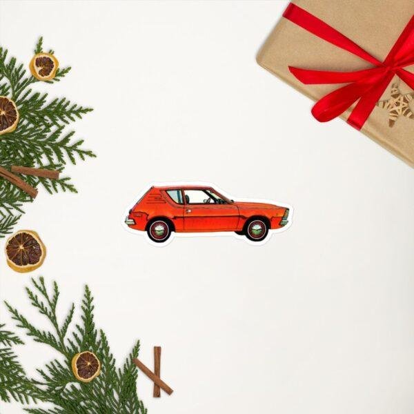 AMC Gremlin Sticker: Classic Car Kiss-Cut Sticker for Collectors