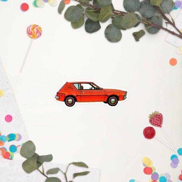 AMC Gremlin Sticker: Classic Car Kiss-Cut Sticker for Collectors