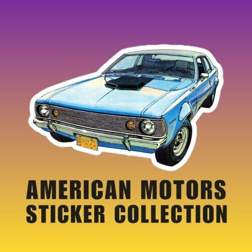 AMC Hornet Sticker: Classic American Motors Kiss-Cut Sticker