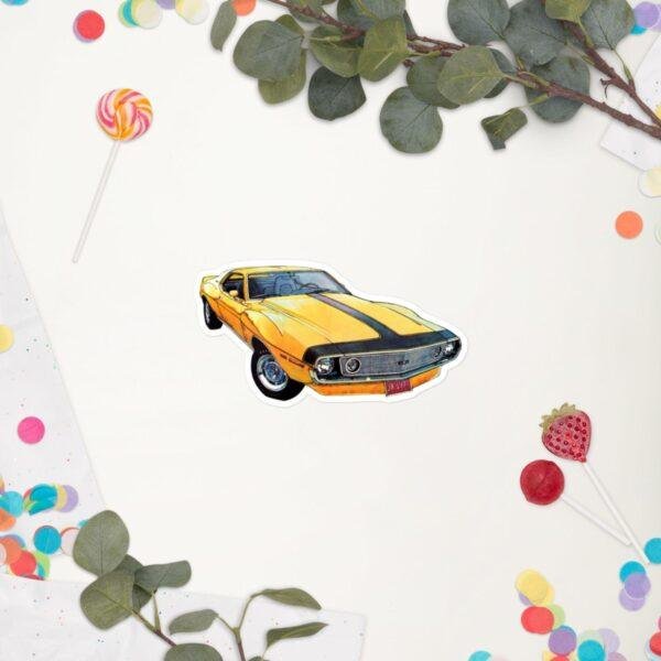 AMC Javelin SST Sticker: Classic American Muscle Car Kiss-Cut Sticker