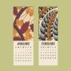 American Deco Wall Calendar - Art Deco Decor, Mid-Century Modern, Unique Gift, Retro Wall Decor