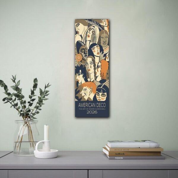 American Deco Wall Calendar - Art Deco Decor, Mid-Century Modern, Unique Gift, Retro Wall Decor