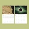 Solar System Monthly Wall Calendar - Starry Night Astronomy Art, Semi-glossy silk paper