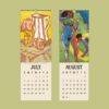 Ernst L Kirchner Wall Calendar Slimeline – Expressionism Art, Famous Painting, German Artist