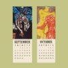 Ernst L Kirchner Wall Calendar Slimeline – Expressionism Art, Famous Painting, German Artist