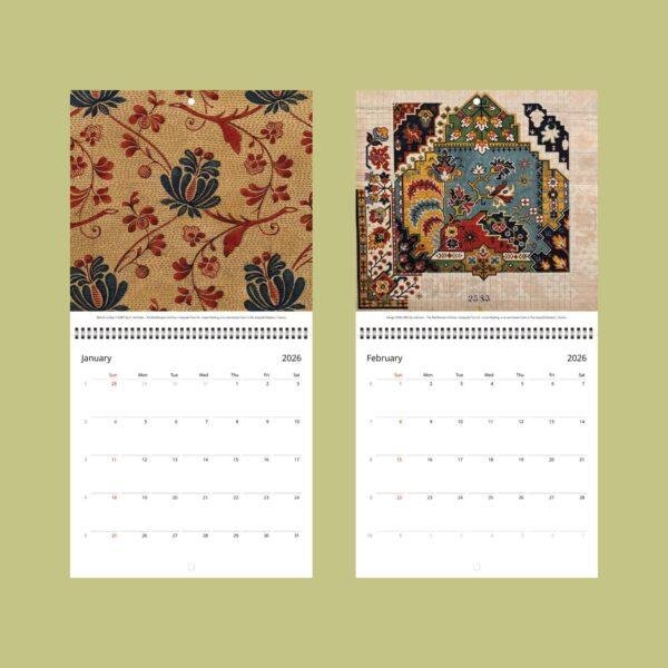 Poetry of the Ornament Wall Calendar – Josef Hoffmann, Koloman Moser & Dagobert Peche Designs, Art Nouveau Gift for Design Enthusiasts