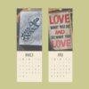 Graffiti Wall Calendar Slimline – Banksy Design, Spray Paint, Urban Street Prints