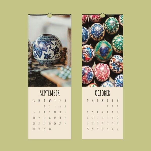 Brazilian Soapstone Carvings Wall Calendar – Latin American Art, Traditional Craft, Semi-Glossy Paper