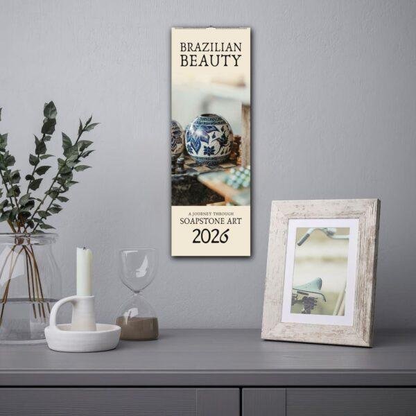 Brazilian Soapstone Carvings Wall Calendar – Latin American Art, Traditional Craft, Semi-Glossy Paper