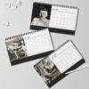 Circus Memorabilia Desktop Calendar – Showtime Nostalgia, Fine Paper Stock, Top Spiral Bound