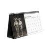 Circus Memorabilia Desktop Calendar – Showtime Nostalgia, Fine Paper Stock, Top Spiral Bound