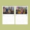 Historical Humor Wall Calendar – British Artist, George Cruikshank, Political Satire, Semi-Glossy Paper