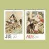 Gerda Wegener Wall Calendar - Danish painter, Lesbian Erotica, Coming Out Gift, Semi-Glossy Paper
