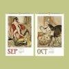 Gerda Wegener Wall Calendar - Danish painter, Lesbian Erotica, Coming Out Gift, Semi-Glossy Paper