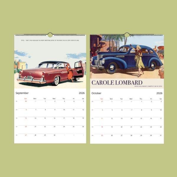 De Soto Americana Wall Calendar - Classic Car Heritage, Motoring Enthusiasts, Semi-Glossy Paper