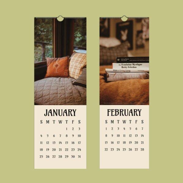 Minimalist Calendar – Classic Elegance, Boutique Brand, Thoughtful Gift, Semi-Glossy Silk Paper