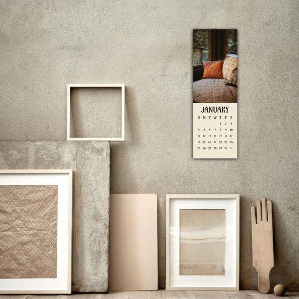 Minimalist Calendar – Classic Elegance, Boutique Brand, Thoughtful Gift, Semi-Glossy Silk Paper