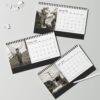 Circus Memorabilia Desktop Calendar – Showtime Nostalgia, Fine Paper Stock, Top Spiral Bound