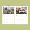 Historical Humor Wall Calendar – British Artist, George Cruikshank, Political Satire, Semi-Glossy Paper