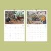 Historical Humor Wall Calendar – British Artist, George Cruikshank, Political Satire, Semi-Glossy Paper