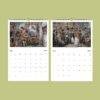 Historical Humor Wall Calendar – British Artist, George Cruikshank, Political Satire, Semi-Glossy Paper