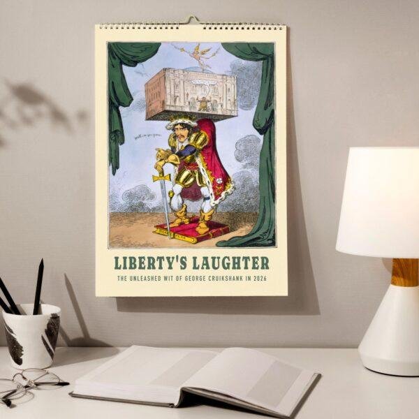George Cruikshank Wall Calendar – British Artist, Classic Caricature, Art History Gift, Semi-Glossy Paper