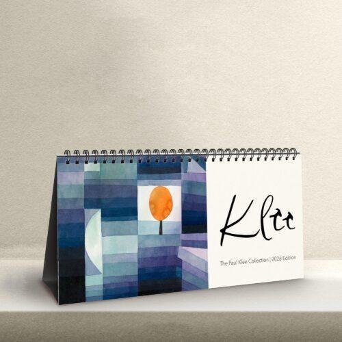 Paul Klee Art Desk Calendar – Cubism Artwork, Expressionism, Fine Paper Stock, Top Spiral Bound
