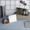 Georg Scholz Desk Calendar - New Objectivity Art, Fine Paper Stock, Top Spiral Bound