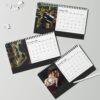Georg Scholz Desk Calendar - New Objectivity Art, Fine Paper Stock, Top Spiral Bound
