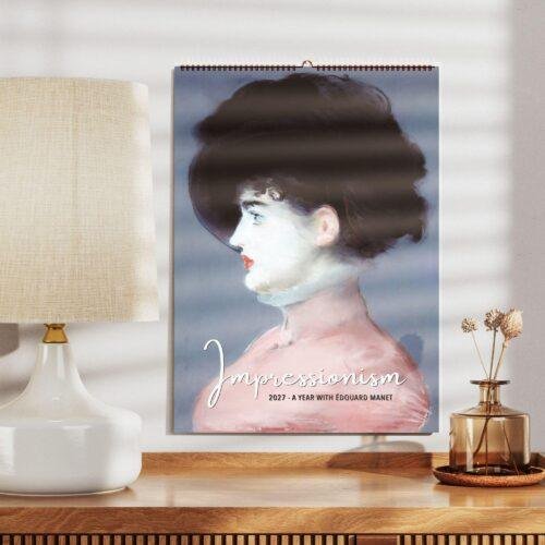 Edouard Manet Wall Calendar - French Artist, Impressionist Art, Semi-Glossy Paper
