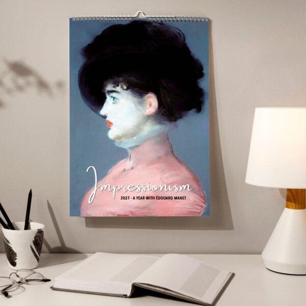 Edouard Manet Wall Calendar - French Artist, Impressionist Art, Semi-Glossy Paper