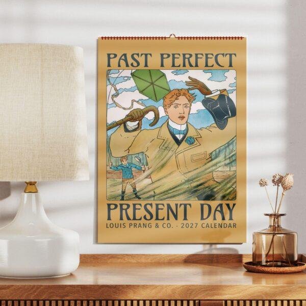 Louis Prang Wall Calendar – American Printer, Vintage Christmas, Semi-Glossy Paper