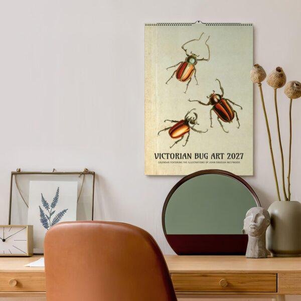 Victorian Bug Art Wall Calendar