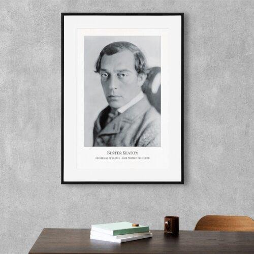 Buster Keaton Vintage Cinema Decor – Classic Hollywood, Film Poster Gift, Art Print