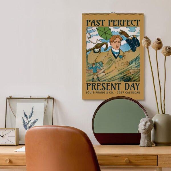 Louis Prang Wall Calendar – American Printer, Vintage Christmas, Semi-Glossy Paper