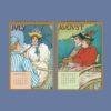 Louis Prang Wall Calendar – American Printer, Vintage Christmas, Semi-Glossy Paper