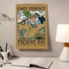 Louis Prang Wall Calendar – American Printer, Vintage Christmas, Semi-Glossy Paper